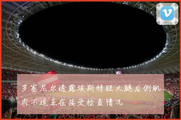 罗塞尼尔透露埃斯特旺大腿后侧肌肉不适正在接受检查情况